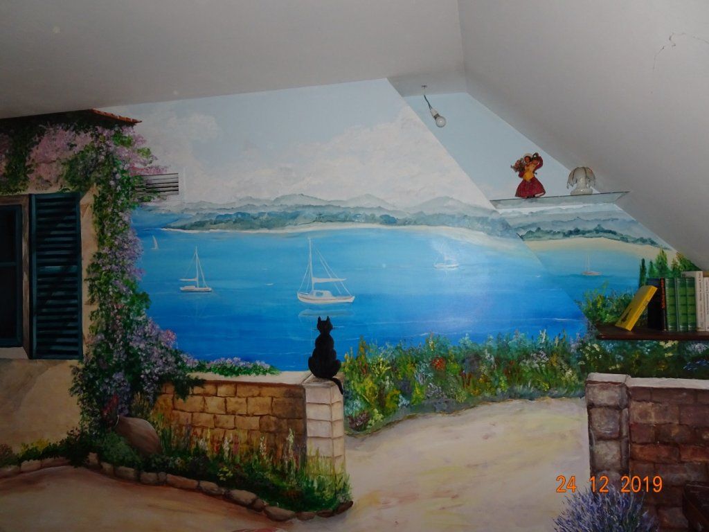 Chambre sous toit rampant