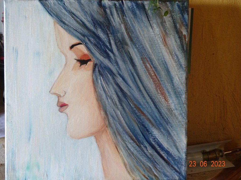Tableau sur toile peinture acrylique
